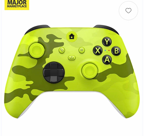 Green camo wireless controller - green,